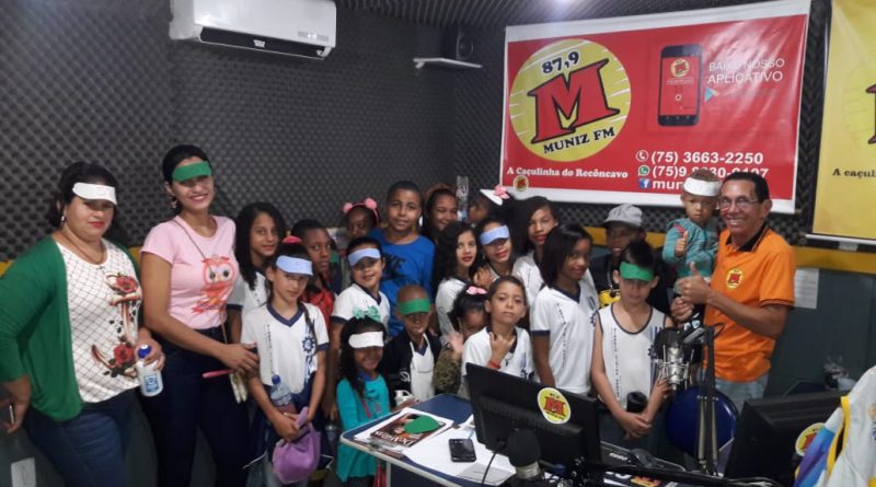 Alunos da rede municipal Do Alto da Boniteza em Muniz Ferreira